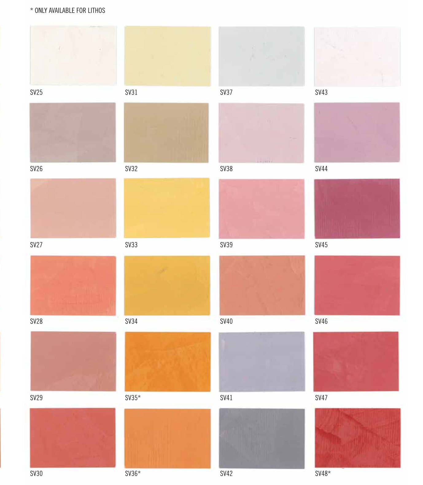 Sample Brochure - Venetian Plaster