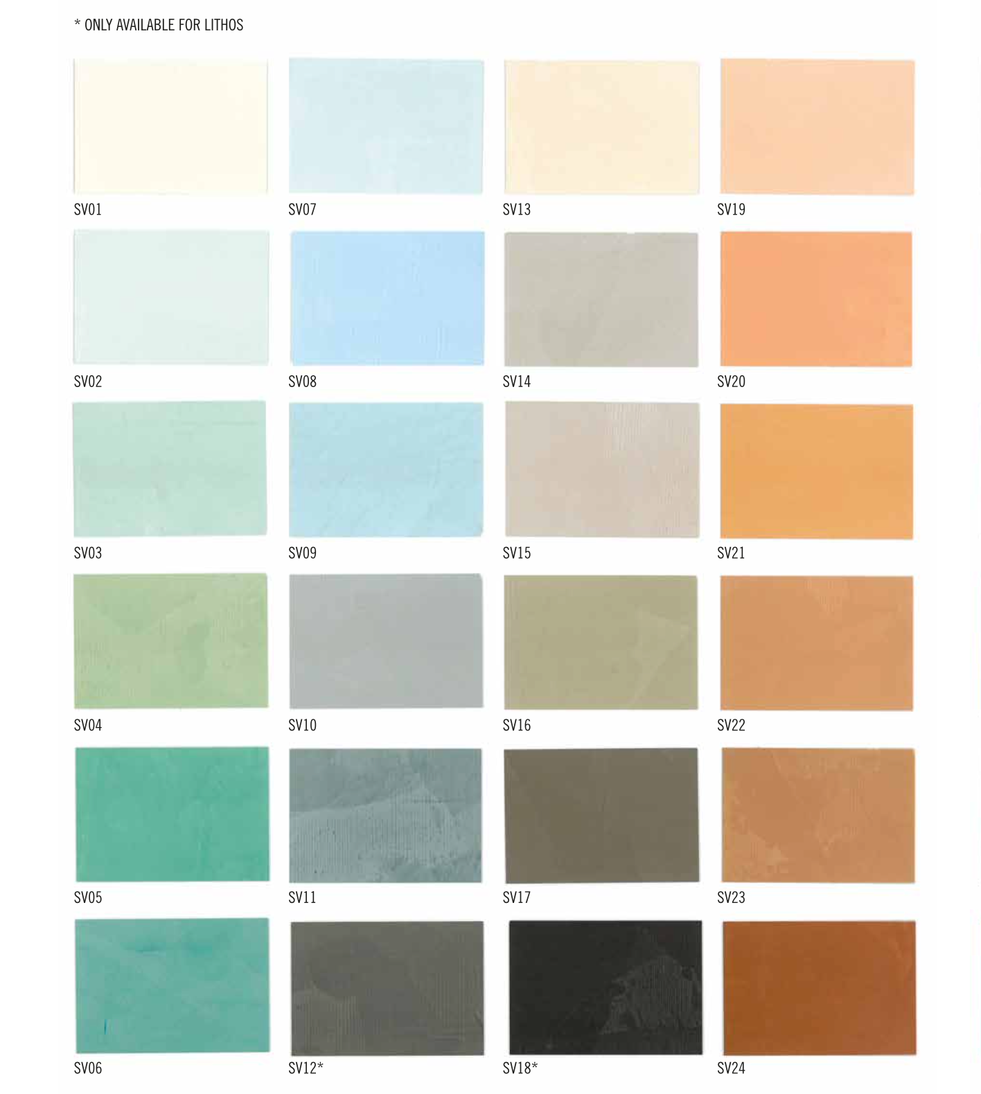 Sample Brochure - Venetian Plaster