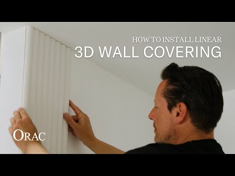 Hill Flexible 3D Wall Panel by Orac (V110F)