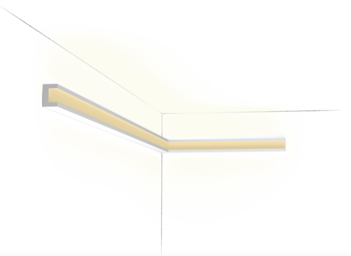 U-Profile Trim for Orac 3D Wall Panels (VX190)